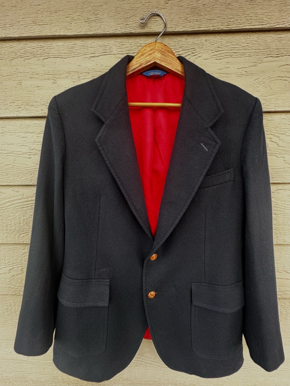 Vintage Pendleton Men’s Blazer 42L Navy Wool Preppy Rugby Ivy League Jacket - Picture 3 of 11